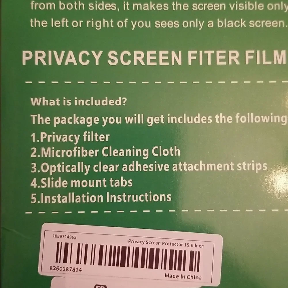 15.6-Inch Privacy Screen Protector for Laptops